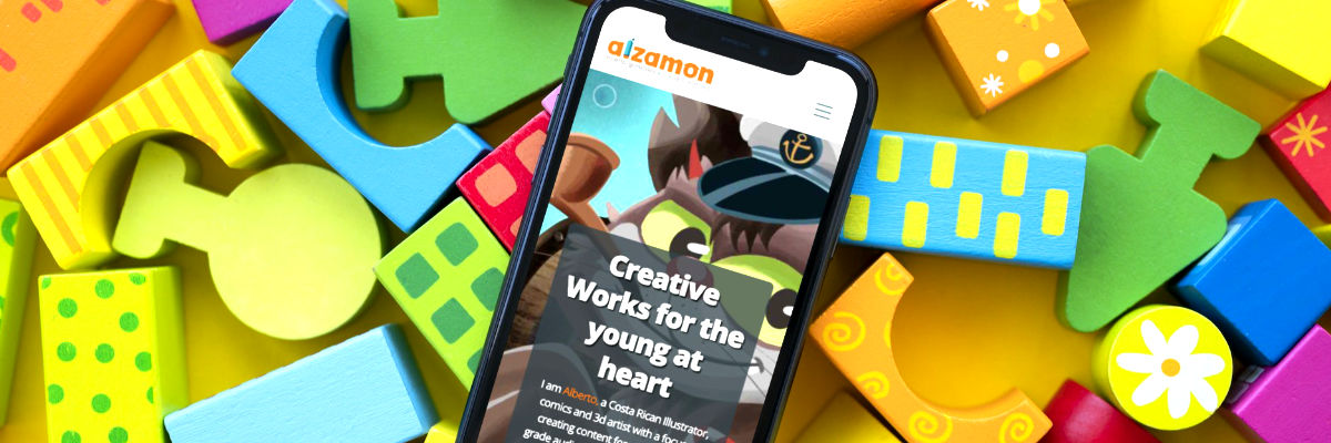 Alzamon.com web portfolio